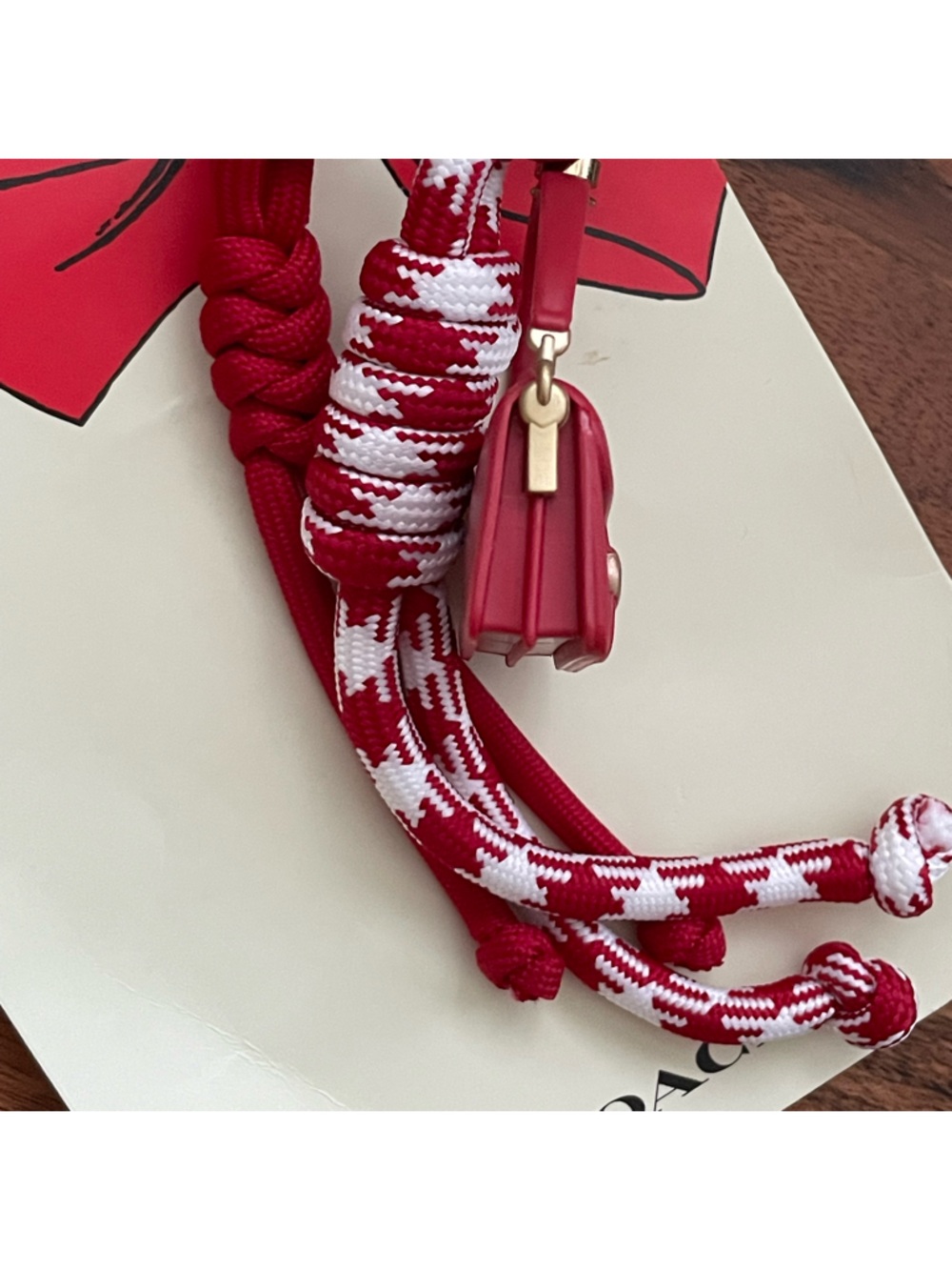 COACH 2025 Lunar Red Tabby Bag Charm - Picture 4 of 6